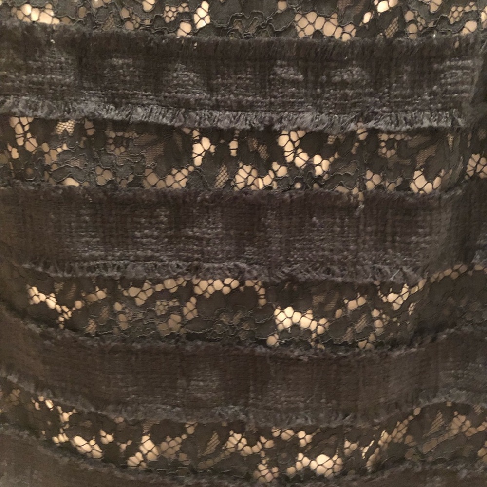 NWT J. Crew lace front tank with nude lining - Picture 5 of 7